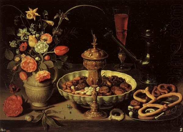 PEETERS, Clara Still life with Vase,jug,and Platter of Dried Fruit china oil painting image